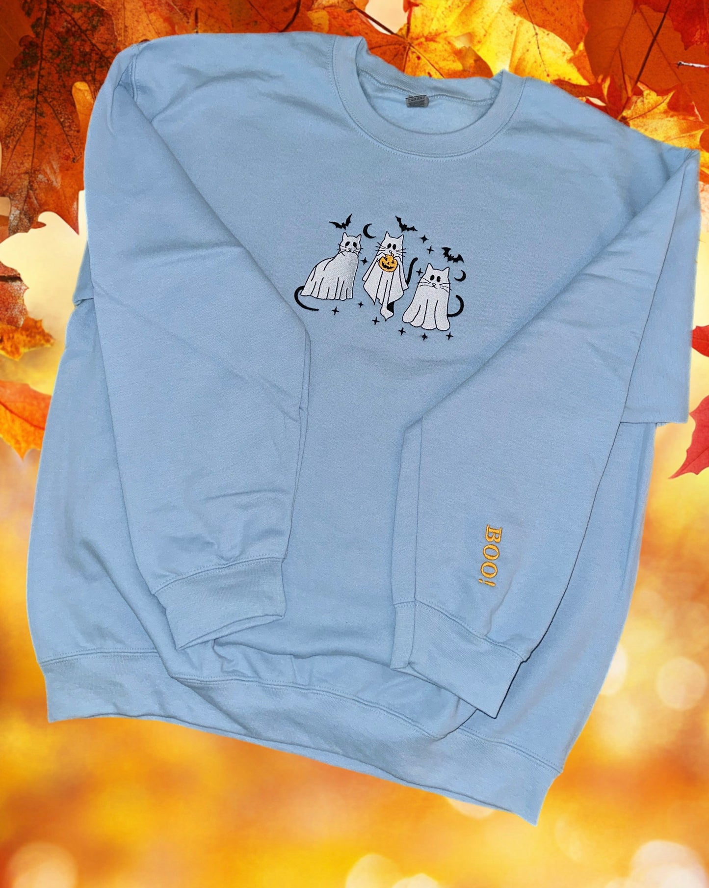 Halloween ghost cats