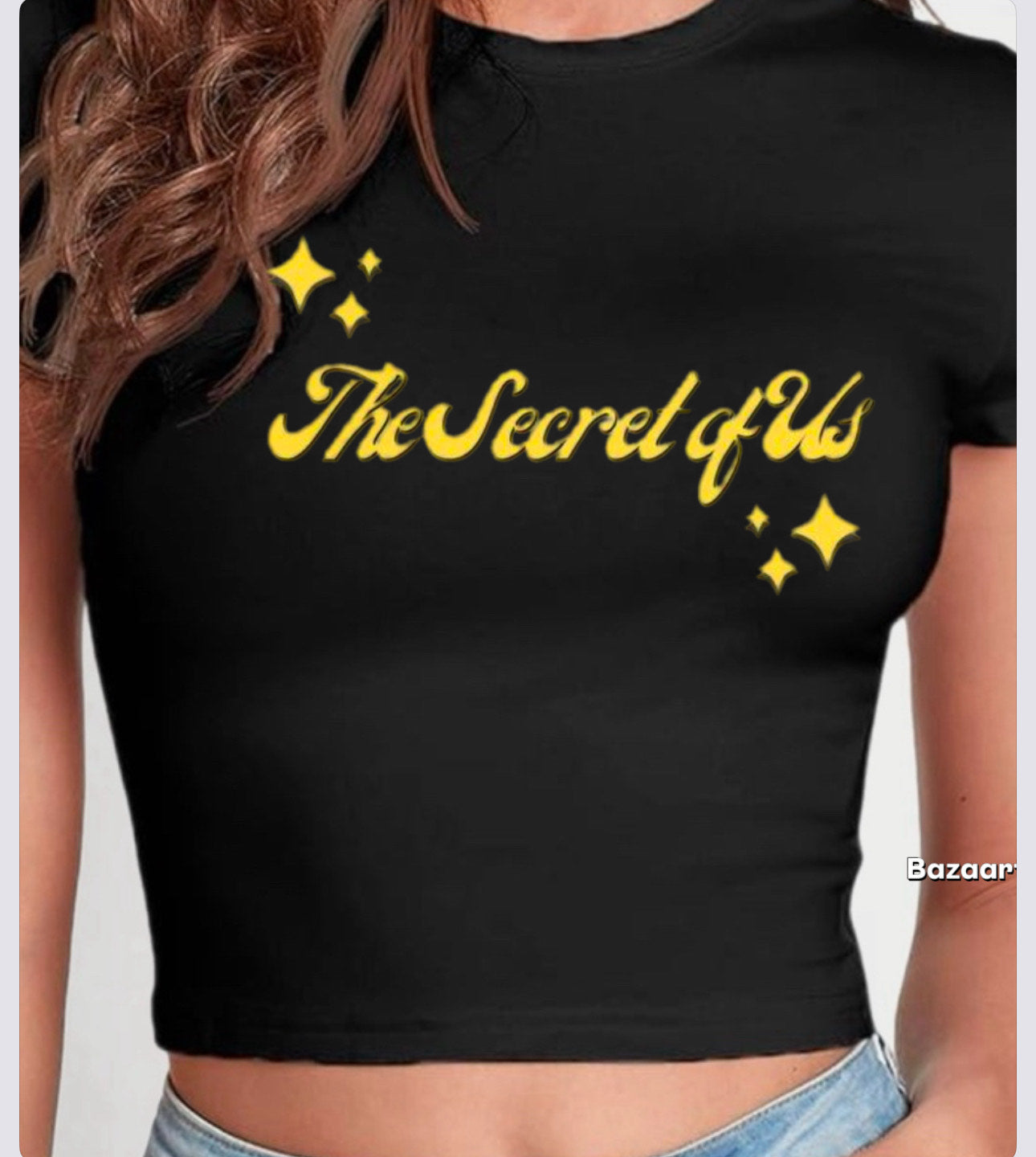GA TSOU baby tee, Gold Embroidered Crewneck | Music Merch Gift for Fans