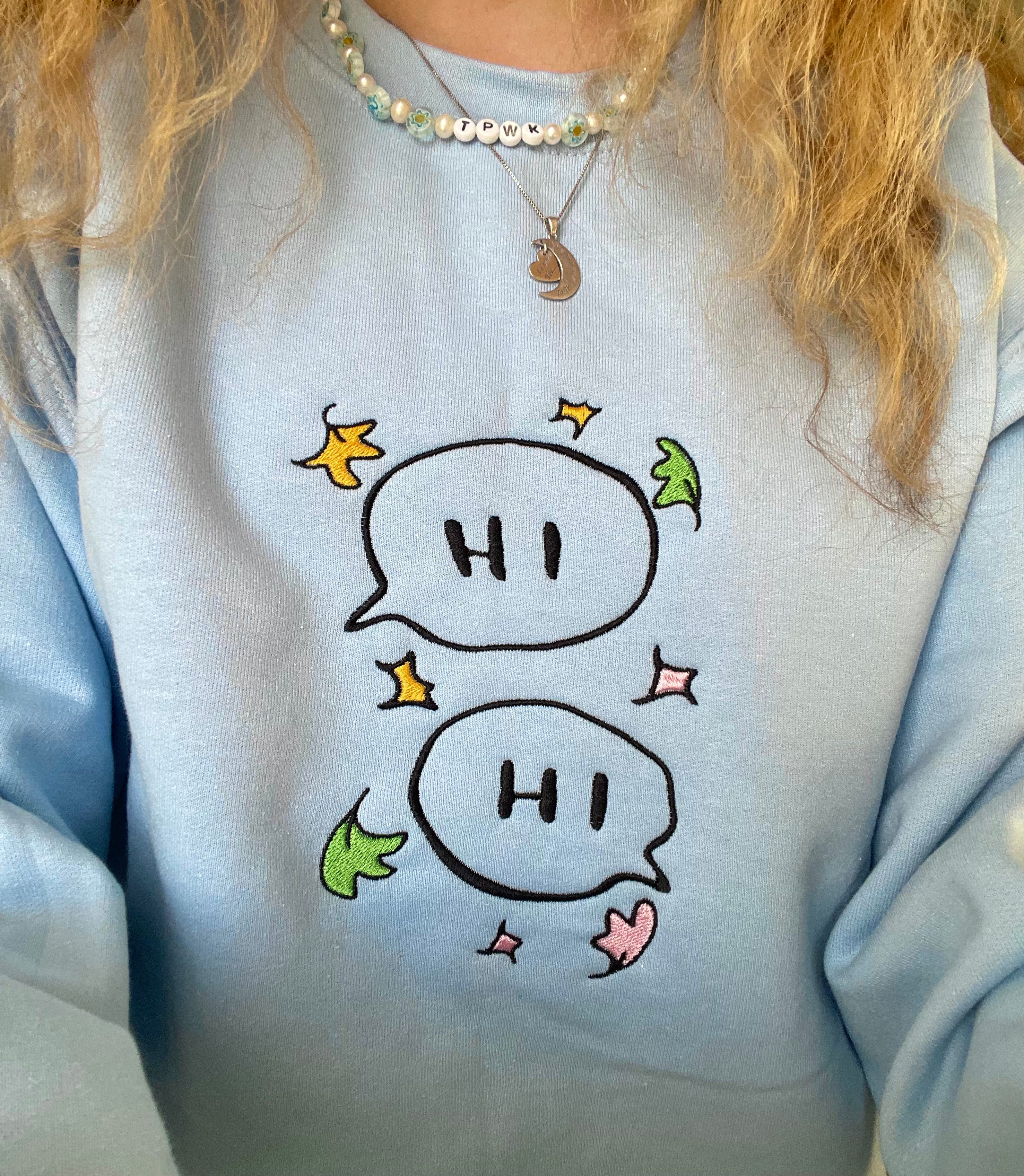 Tpwk embroidered sweatshirt hot sale