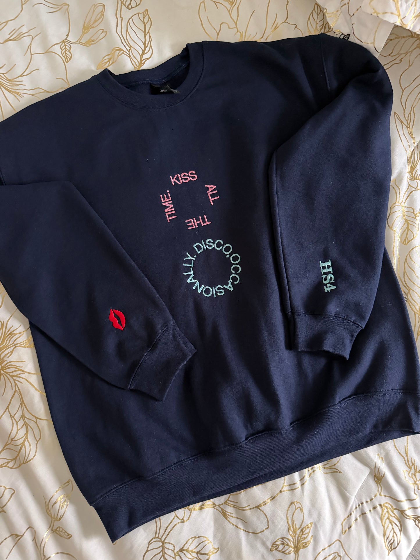 Harry S kiss all the time, disco occasionally crewneck