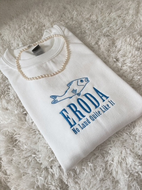 White Eroda Crewneck