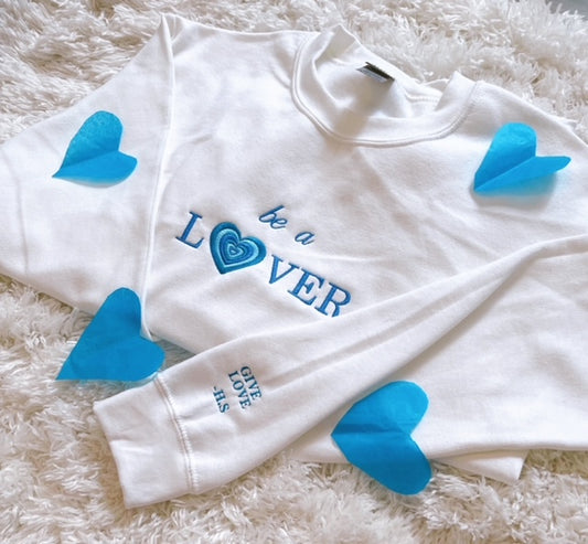 Blue Be A Lover Crewneck