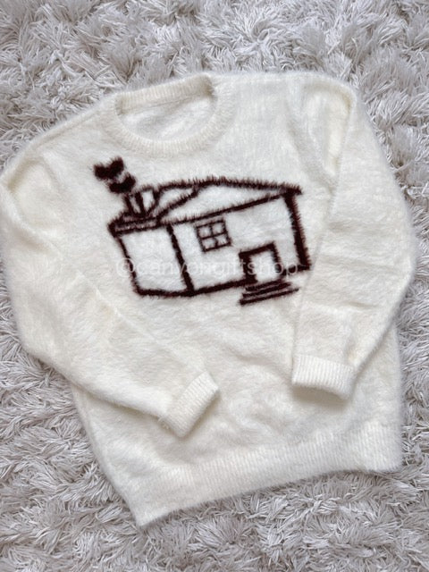 PREORDER White Harrys House Sweater