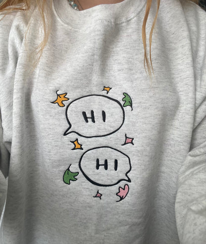 Light Gray Heartstopper Crewneck