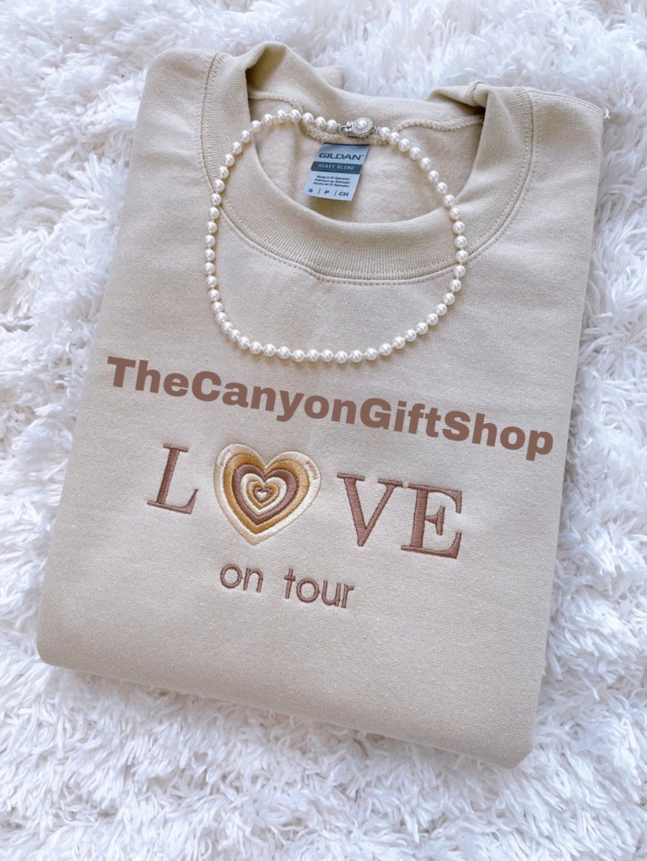 love on tour crewneck